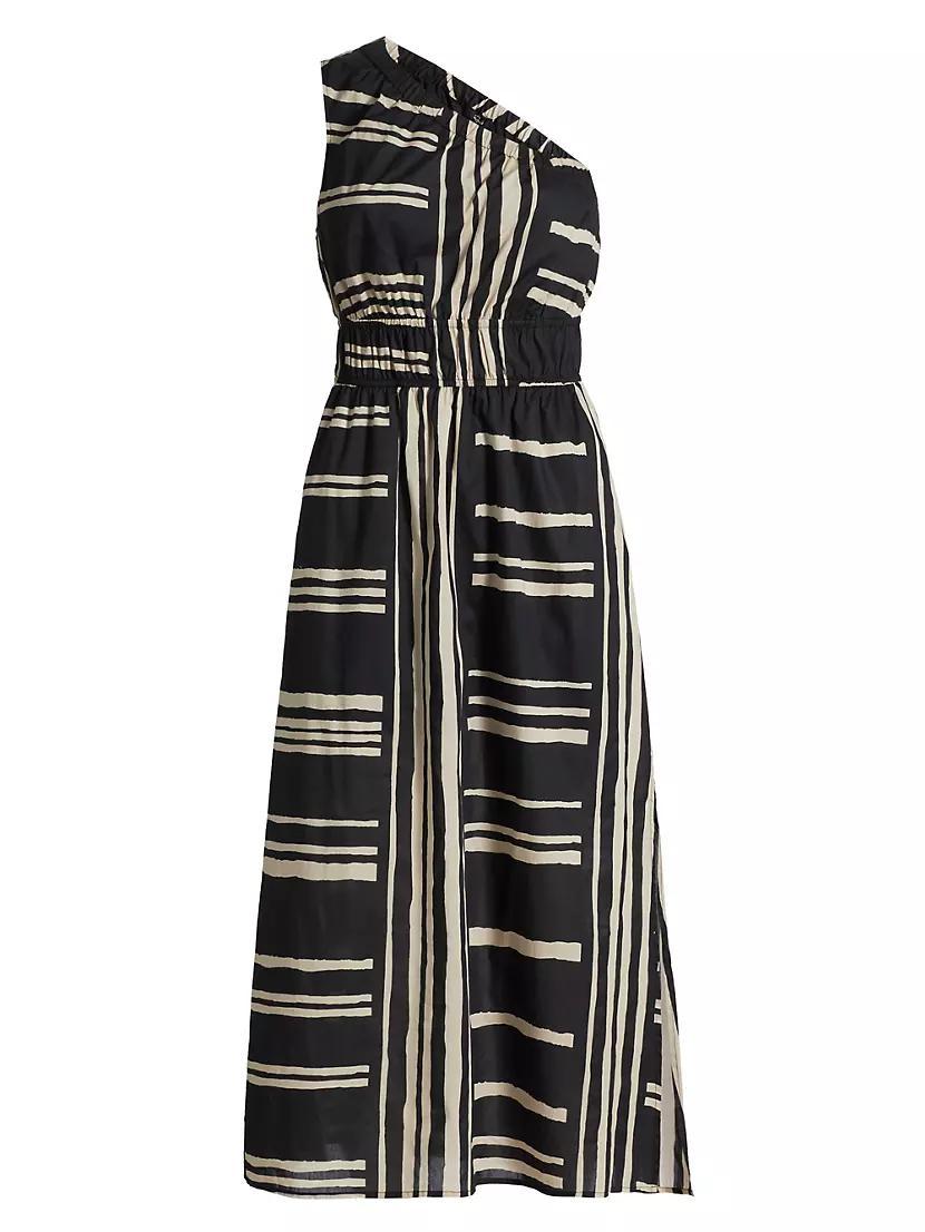 Selani Stripe Cotton Maxi Dress Product Image