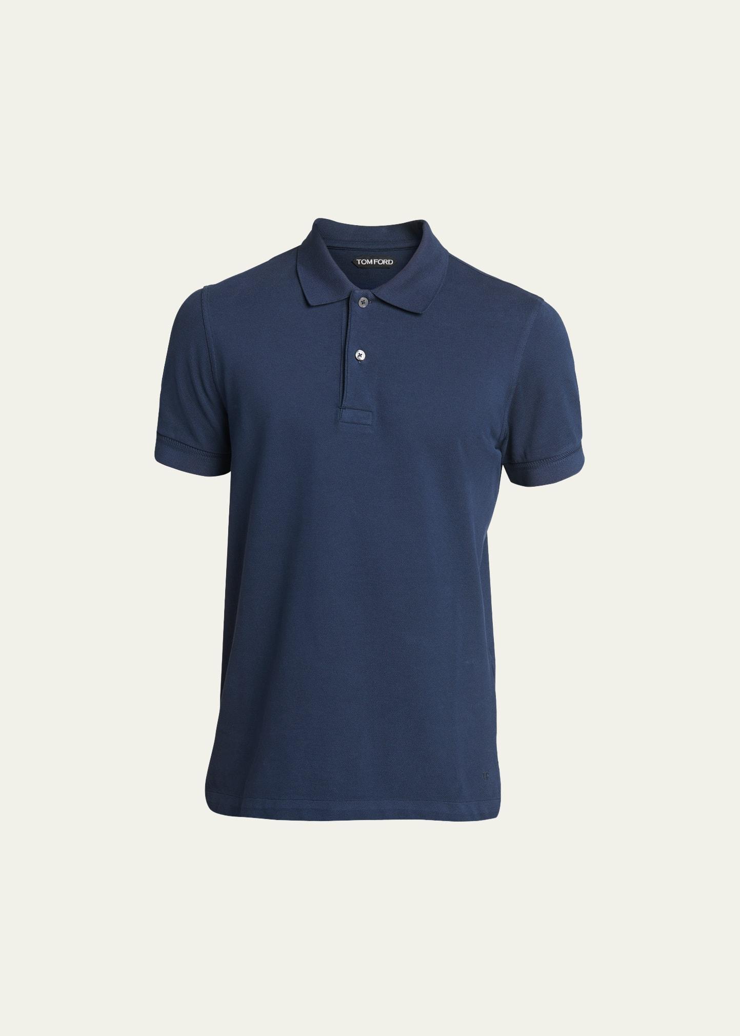 TOM FORD Short Sleeve Cotton Piqu Polo Product Image