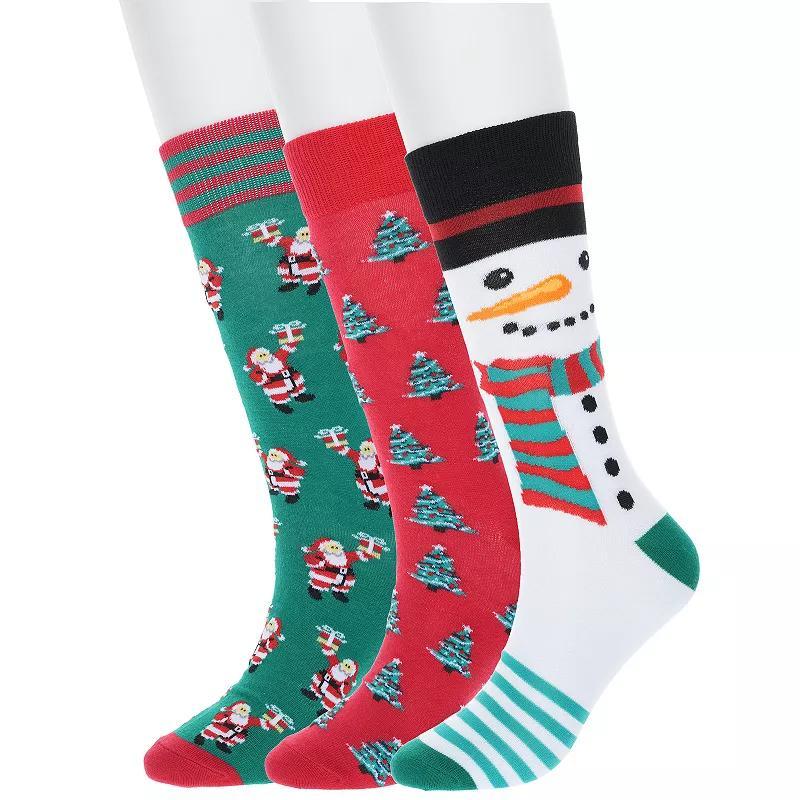 Mens 3-Pack Holiday Crew Socks Product Image