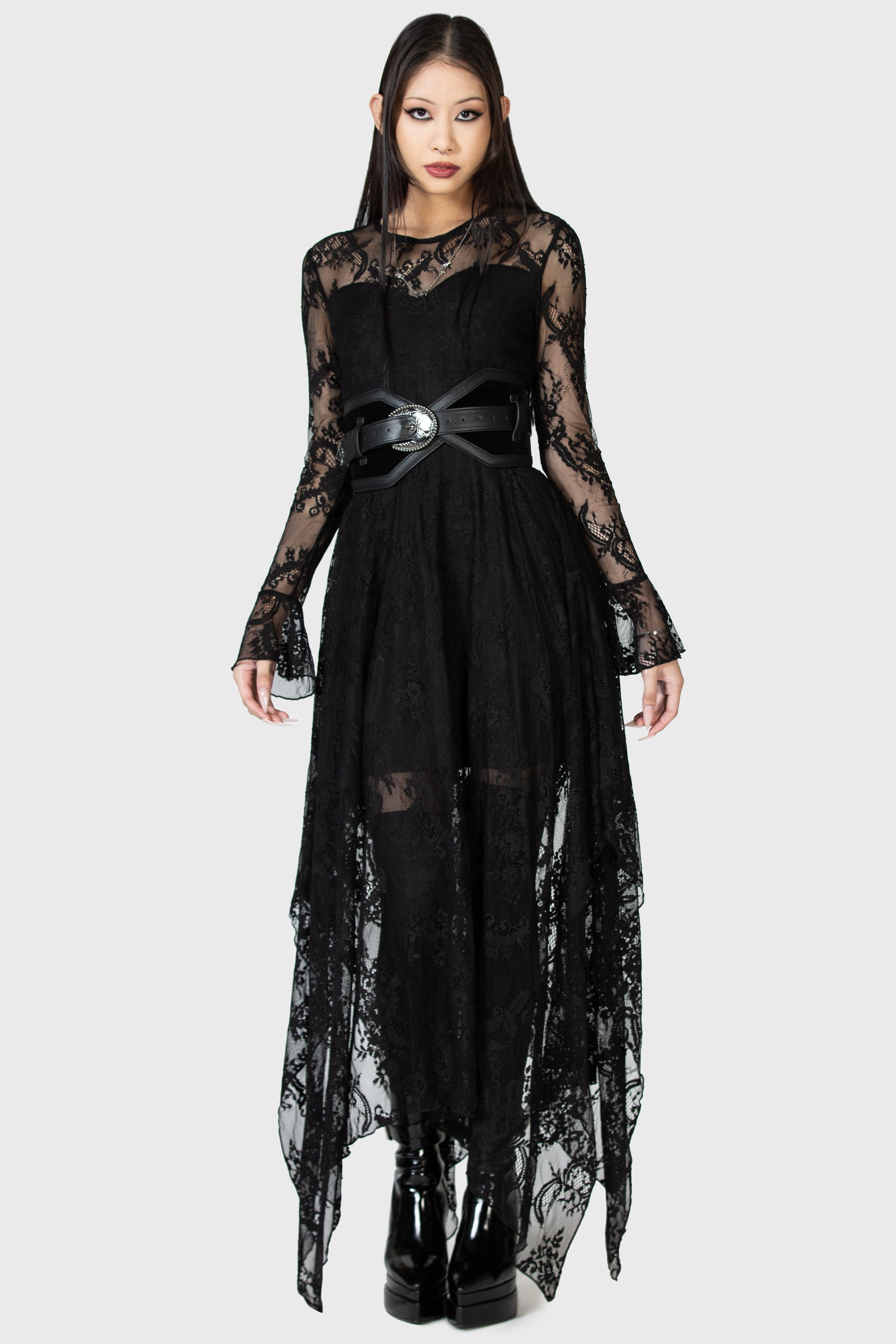 Shadow Figure Maxi Dress - Resurrect Female Product Image