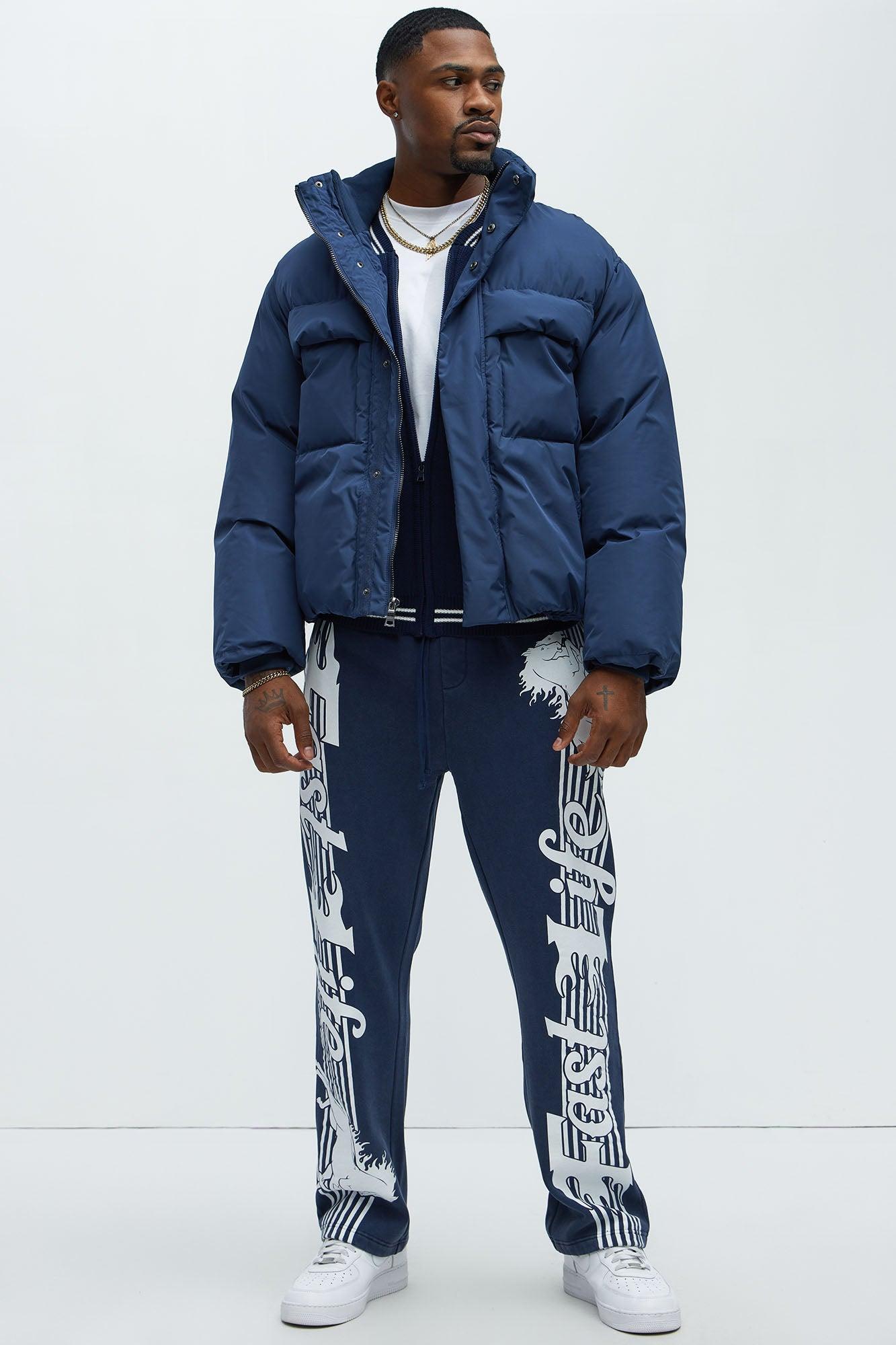 The Proudest Puffer Jacket - Navy Product Image