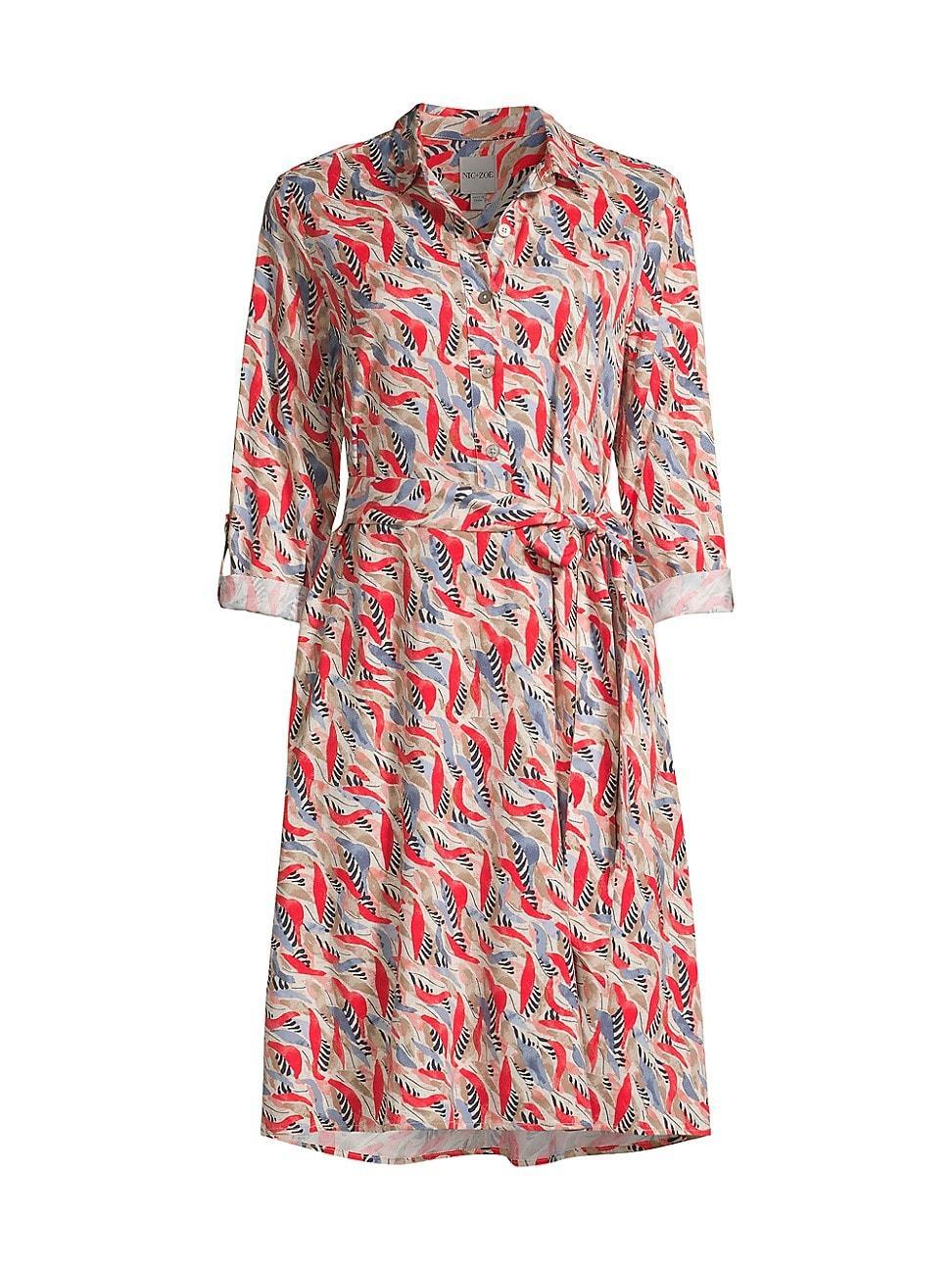 Nic+Zoe Coral Waves Live In Shirtdress Product Image