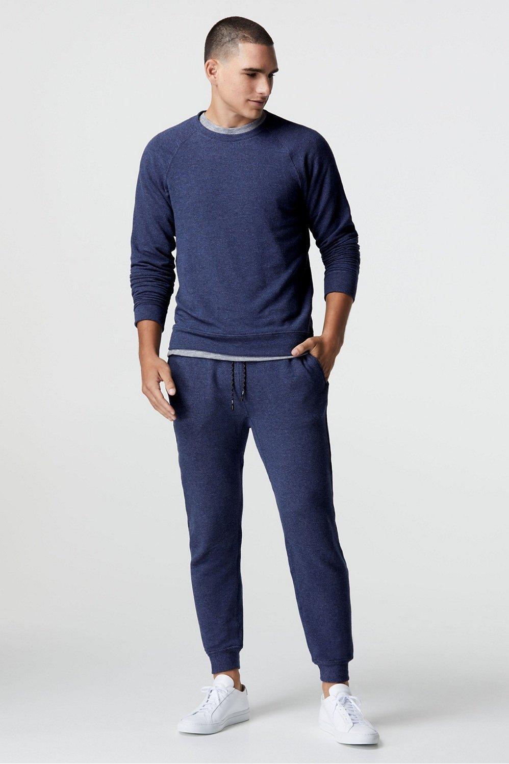 Fabletics Men The OG Crew male Midnight Heather Size S Product Image