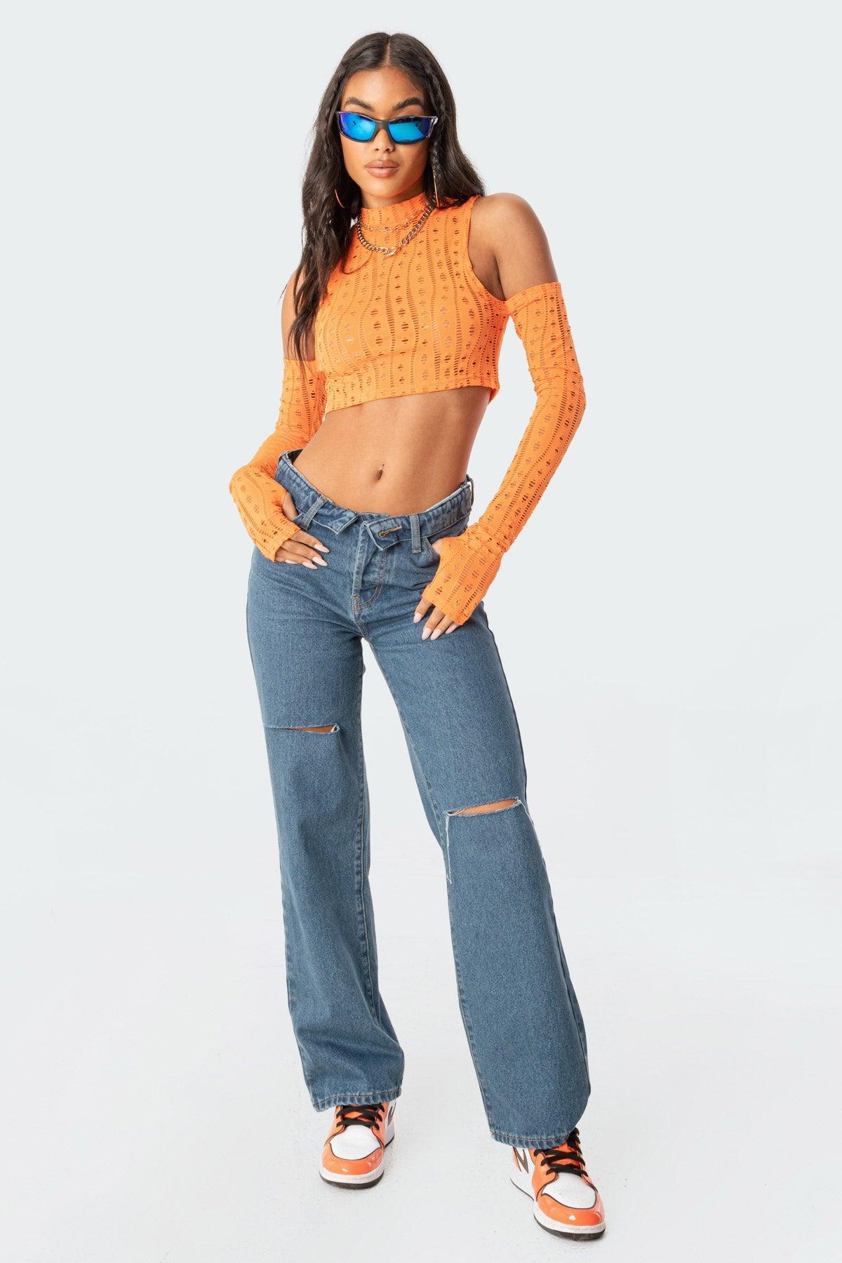 Raquel Folded Jeans Product Image