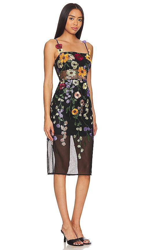 BCBGMAXAZRIA Short Evening Dress in Black. Product Image