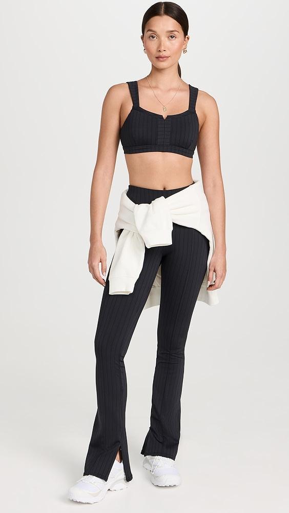 Alo Yoga Pinstripe Jacquard Bra | Shopbop Product Image