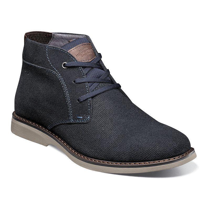 Nunn Bush Otto Mens Suede Chukka Boots Blue Product Image