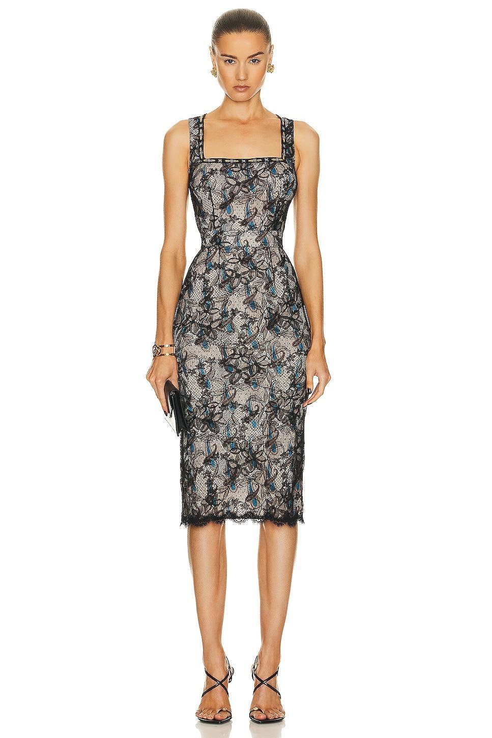 Etro Midi Dress in Black Product Image