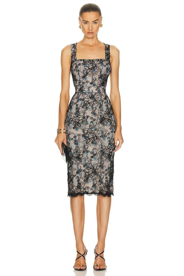 Etro Midi Dress in Black Product Image