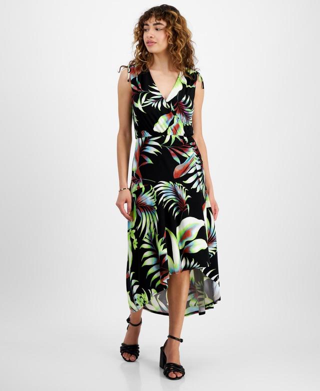 Rachel Rachel Roy Womens Eulalie Shoulder-Tie High-Low Dress Product Image