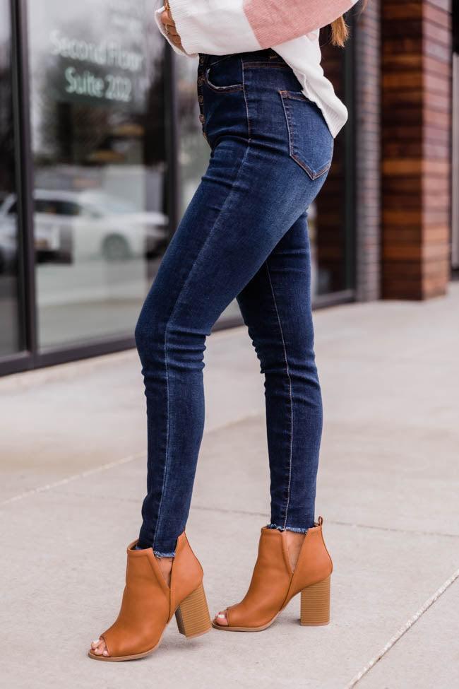 Chelsie Dark Wash Jeans FINAL SALE Product Image