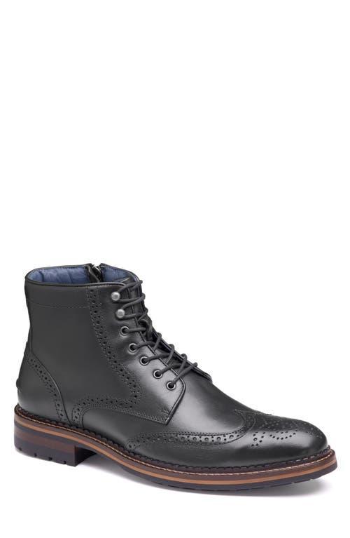 Johnston & Murphy Connelly Wing Tip Boot Full Grain) Men's Boots Product Image