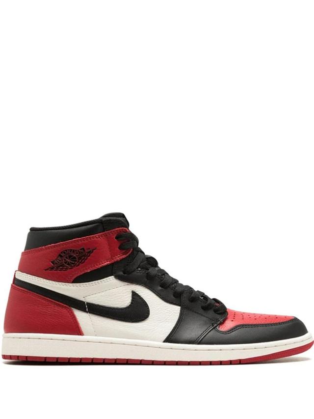 JORDAN 1 Retro High Bred Toe In White/black/red Product Image