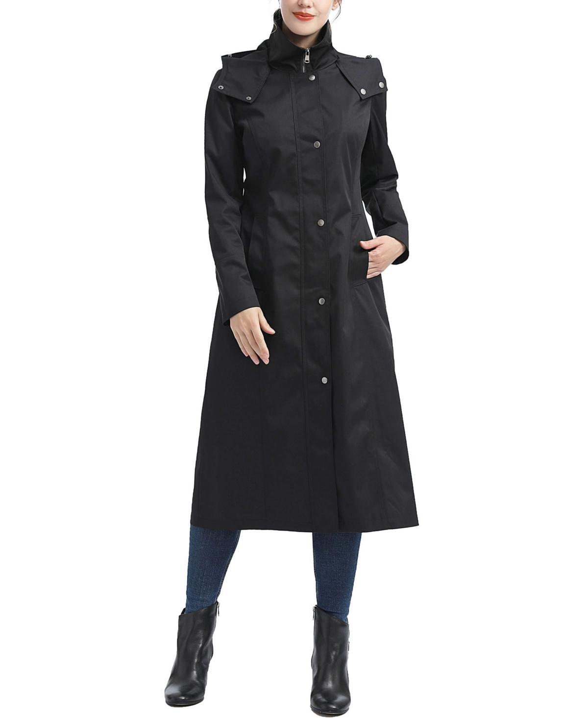 Womens Brooke Water Resistant Hooded Long Coat Product Image