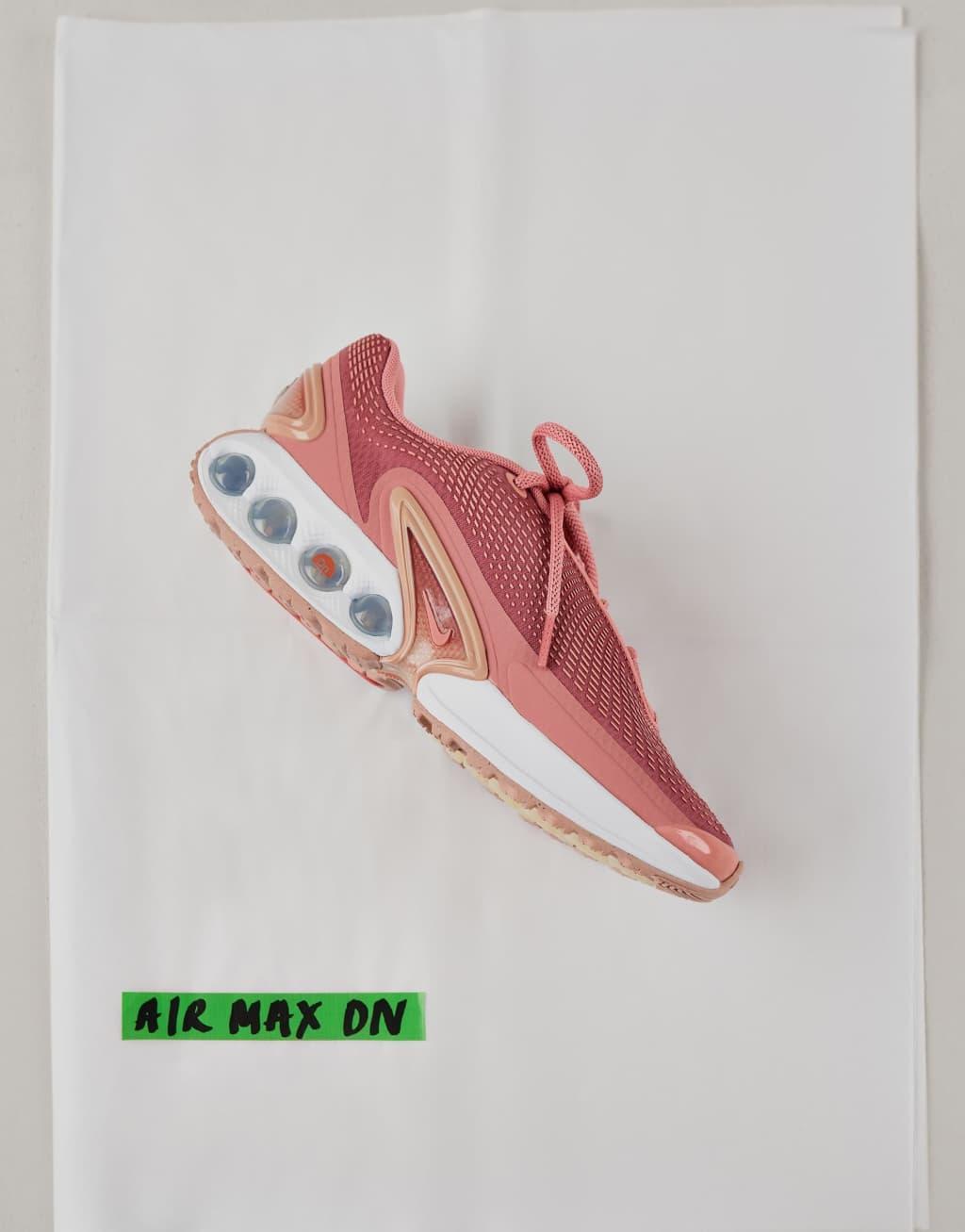 Nike Air Max DN sneakers in pink and white Product Image