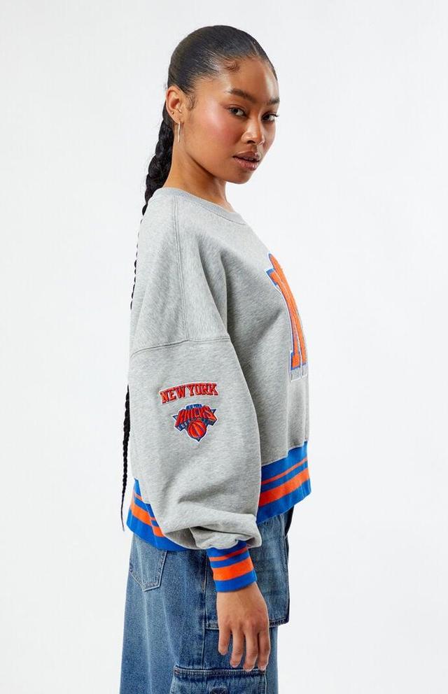 ProStandard Women's New York Knicks Mash Up Crew Neck Sweatshirt Product Image