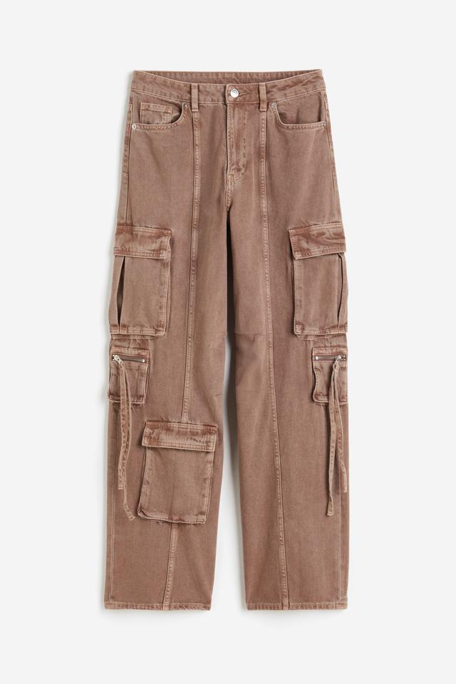 Wide-leg Cargo Pants Product Image