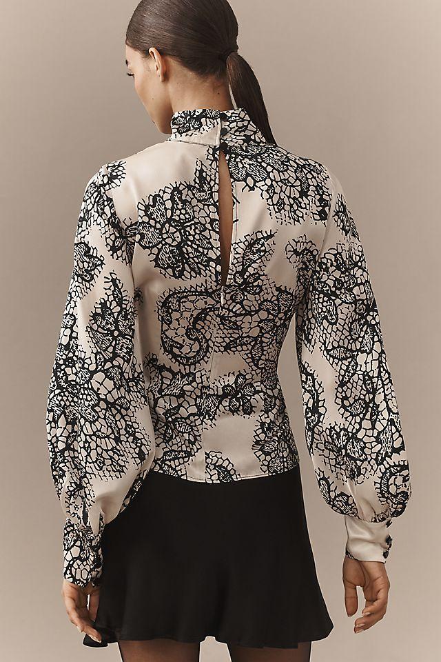 Hope for Flowers by Tracy Reese Long-Sleeve Lace Blouse Product Image