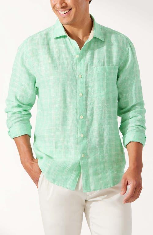 Tommy Bahama Ventana Plaid Linen Button-Up Shirt Product Image