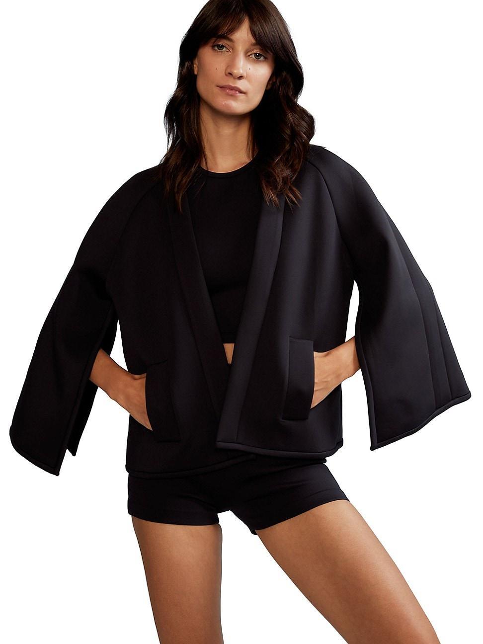 Womens Bonded Open-Front Jacket Product Image