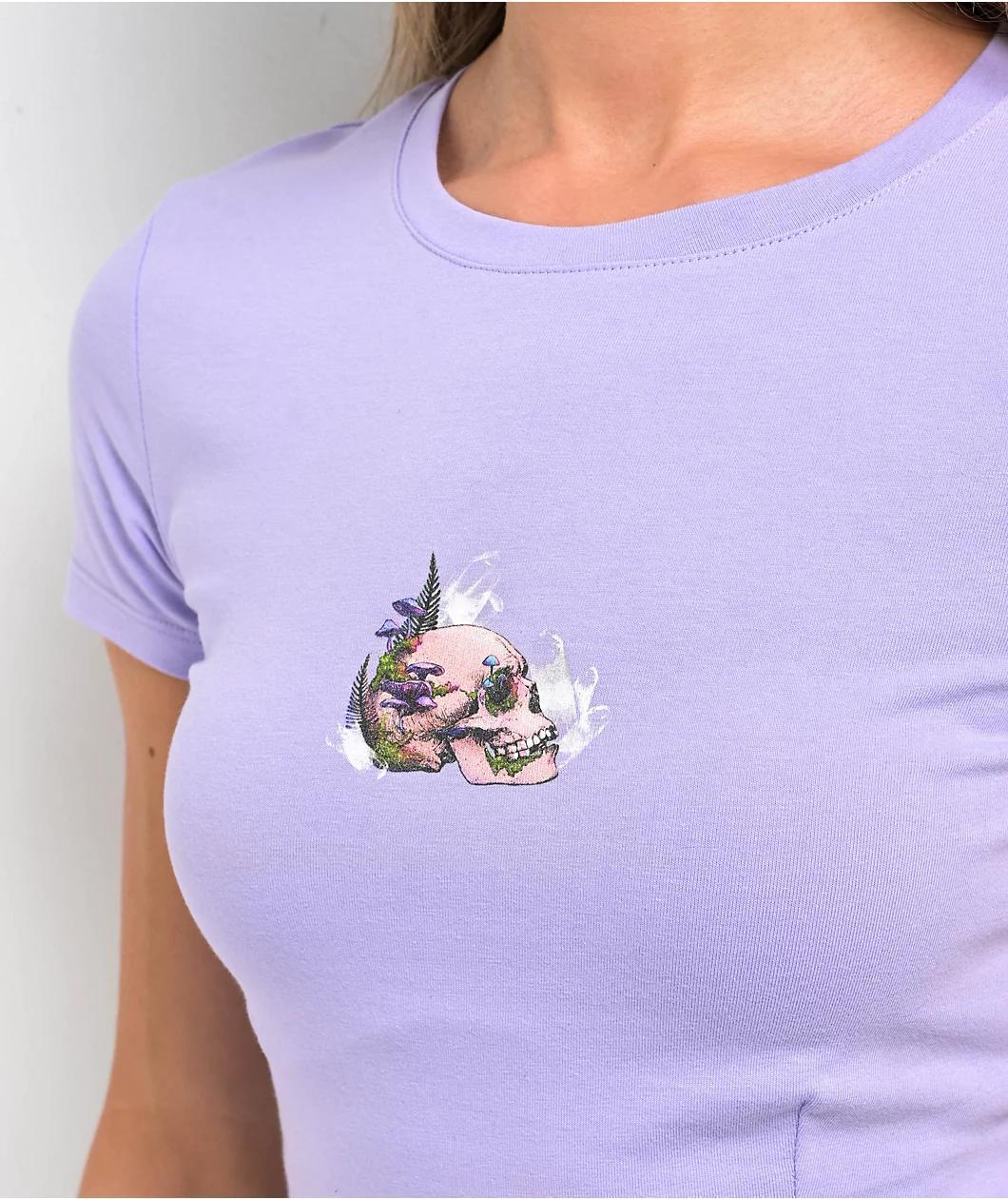 Empyre Eternal Paradise Purple Crop T-Shirt Product Image