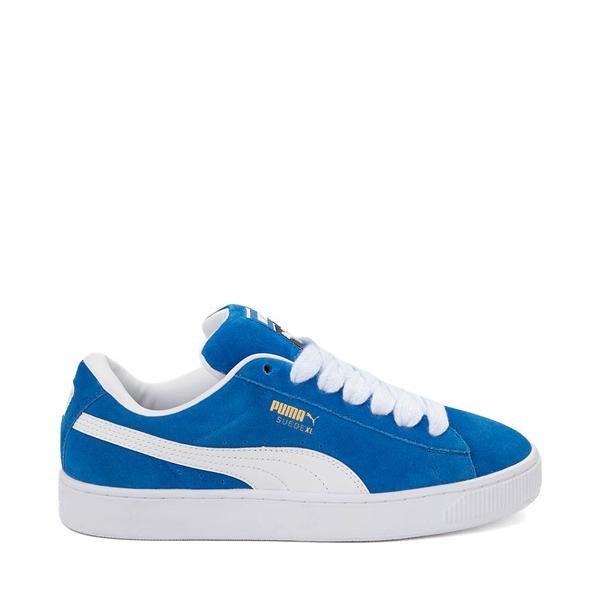 Mens PUMA Suede XL Athletic Shoe - Blue / White Product Image