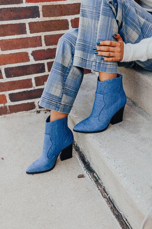 The Bethany Denim Bootie Product Image