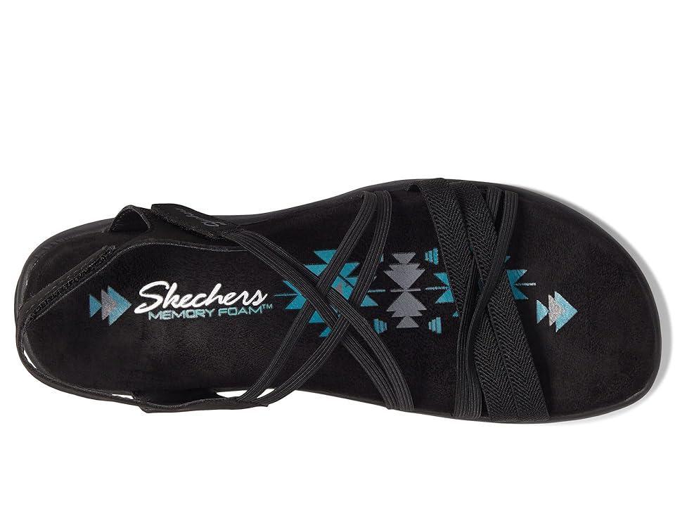 SKECHERS Reggae Slim - Takes Two Black) Women's Sandals Product Image