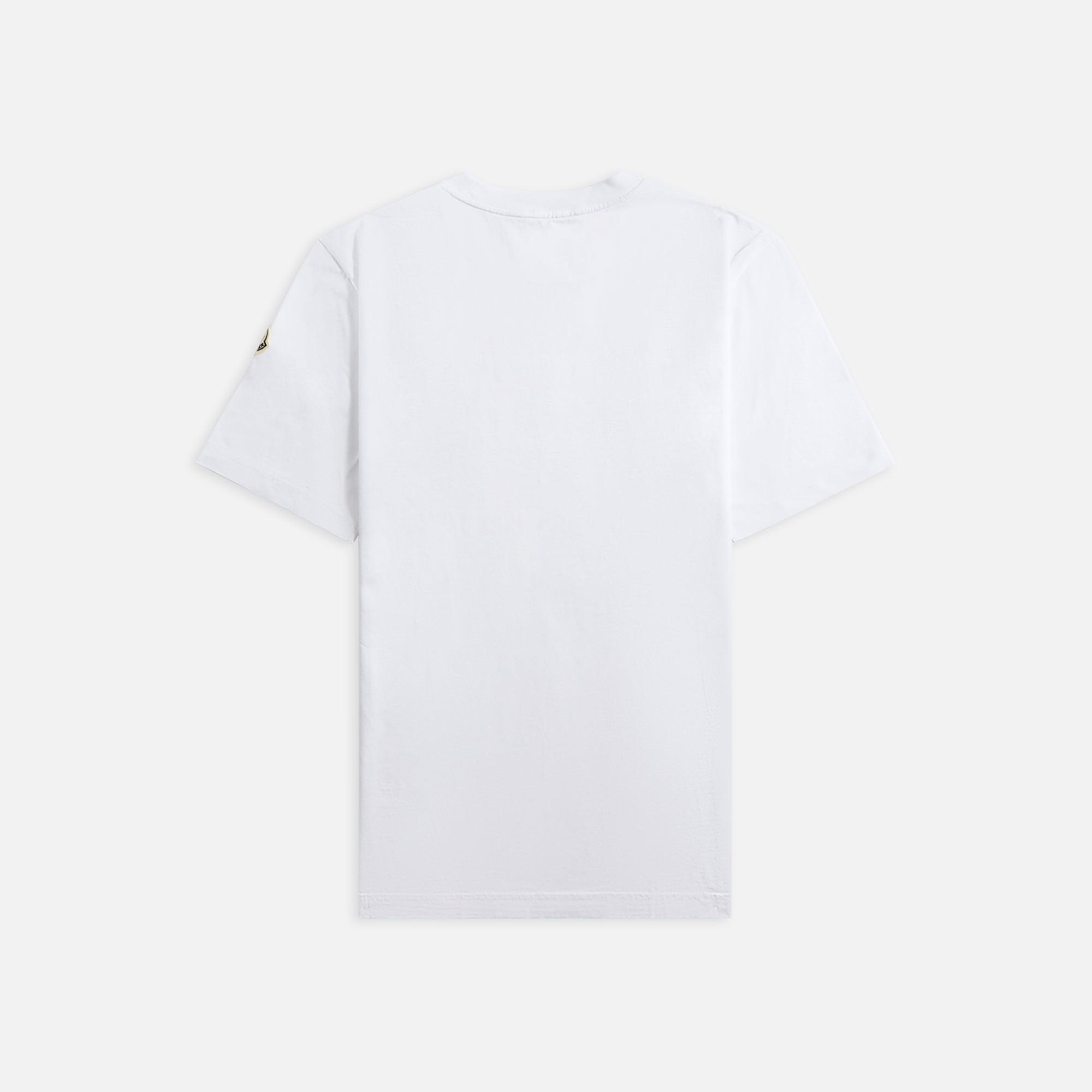 Moncler Varsity Logo Motif Tee -  White Male Product Image