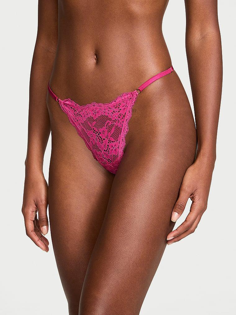 Lace Adjustable V-String Panty Product Image