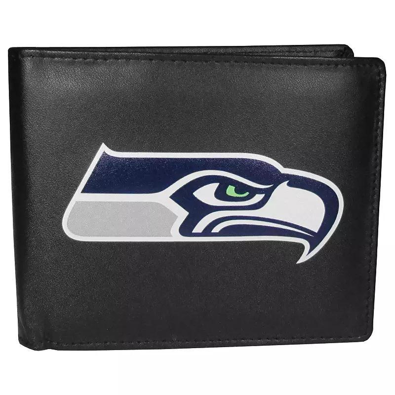 Mens Seattle Seahawks Leather Bi-Fold Wallet Product Image