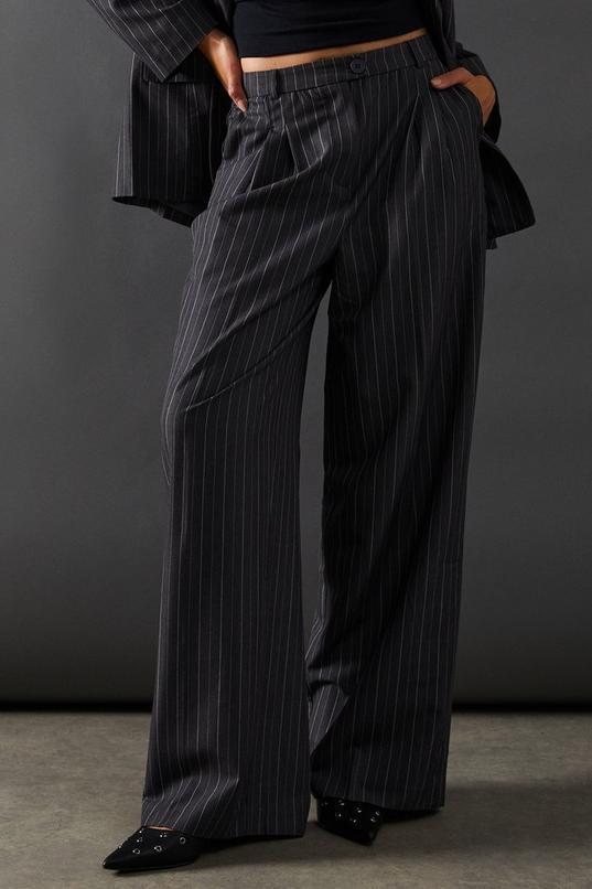 The Ultimate Pinstripe Wide Leg Trouser Product Image