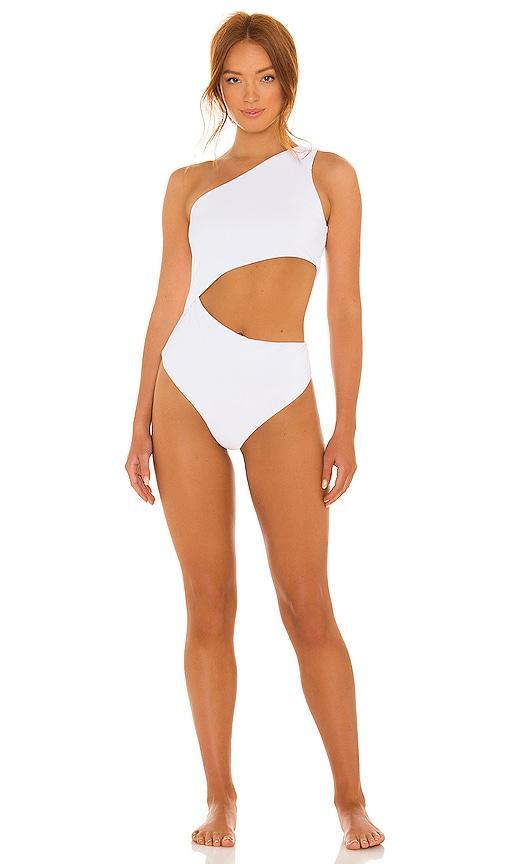 Beach Riot Celine Cutout One-Shoulder One-Piece Swimsuit Product Image