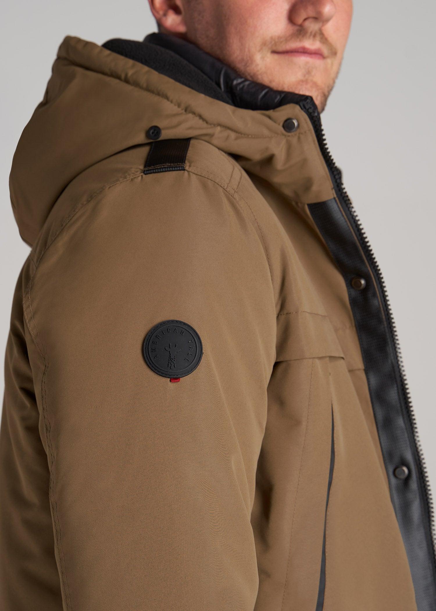 American Tall X Point Zero Tall Men's Parka in Wheat Product Image