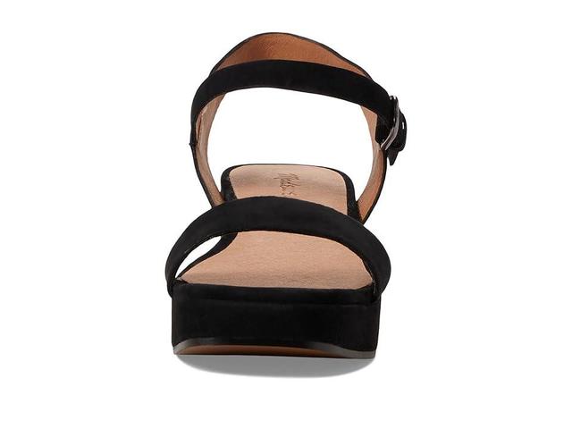 Madewell Sora Flatform Sandal - Suede (True Black) Women's Shoes Product Image