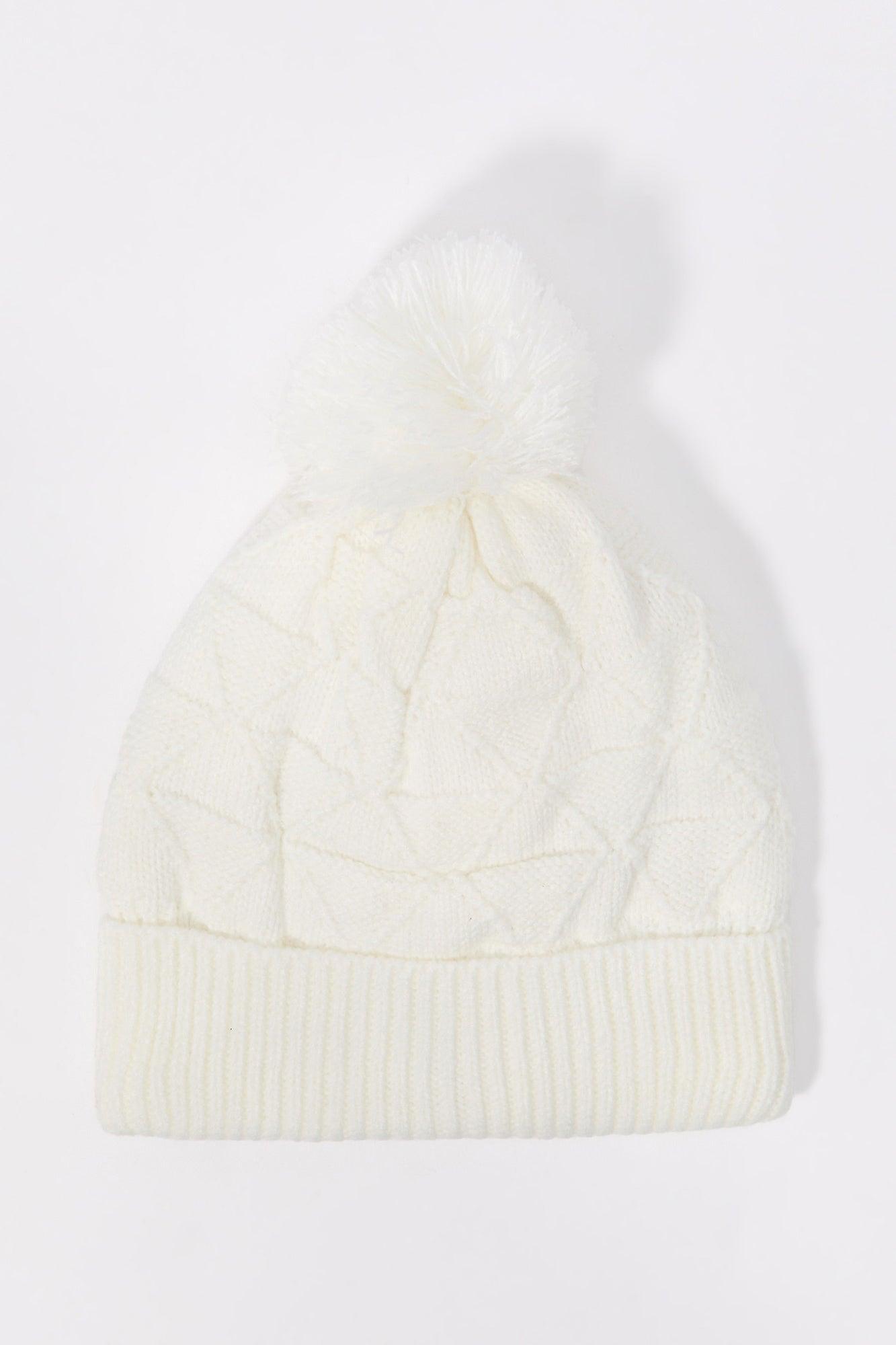 Diamond Knit Beanie Female Product Image