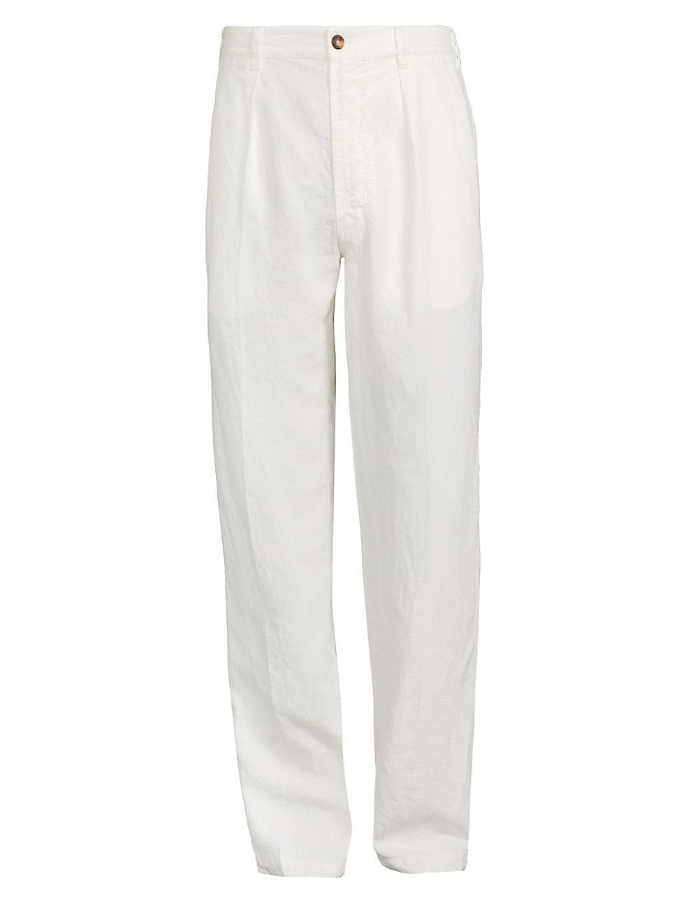 Mens Linen Games Trousers Product Image