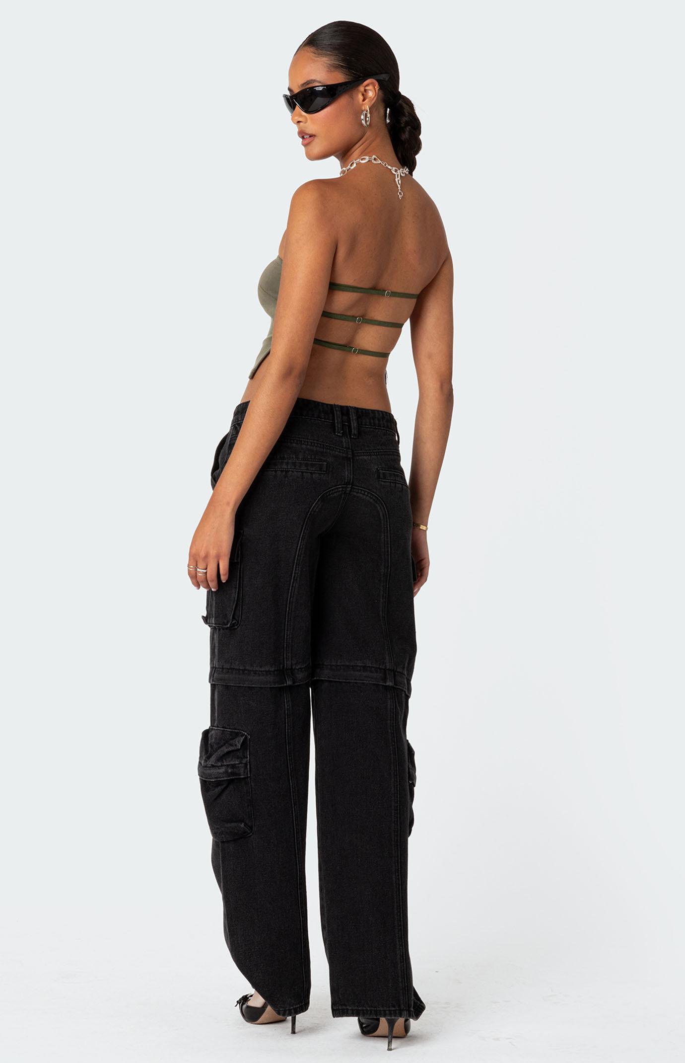 Edikted Women's Tao Open Back Tube Top Product Image