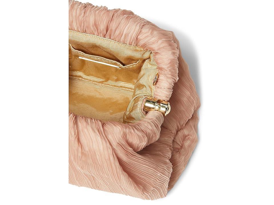 Womens Bailey Pleated Metallic Frame Clutch Product Image