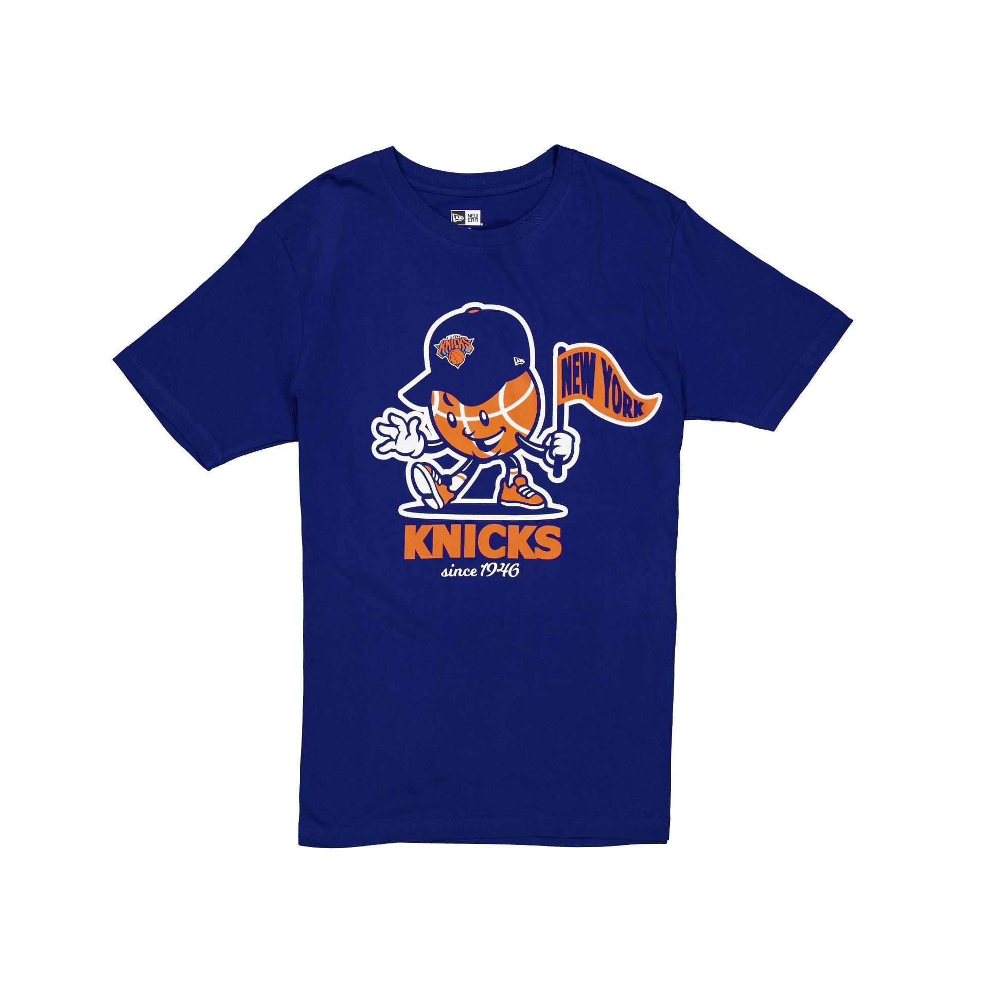 New York Knicks Court Sport Blue T-Shirt Male Product Image