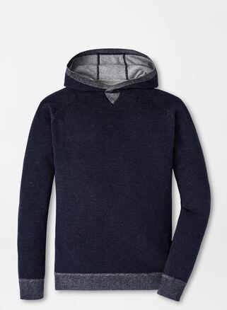 Peter Millar Mens Hartford Hoodie Sweater | Color: Navy | Size: S Product Image