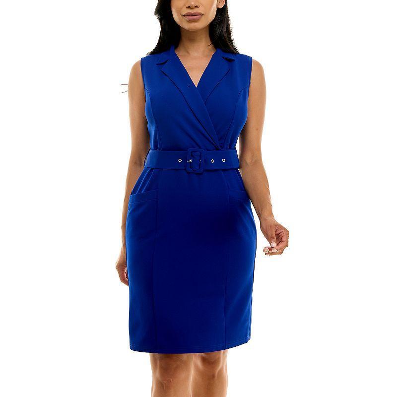 Womens Nina Leonard Collared Dress Product Image