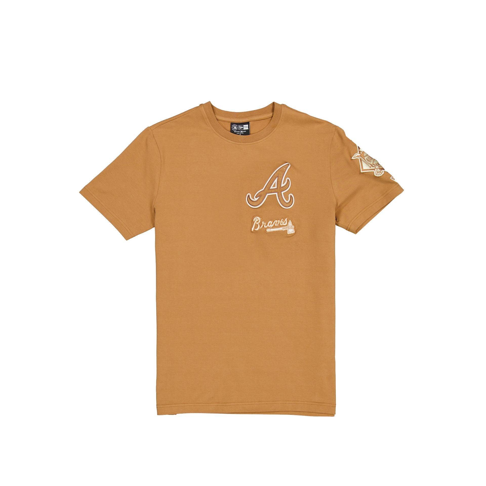 New York Mets Light Bronze Logo Select T-Shirt Male Product Image