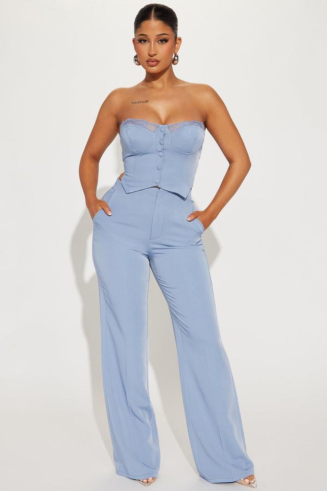 Sapphire Pant Set - Slate Blue Product Image