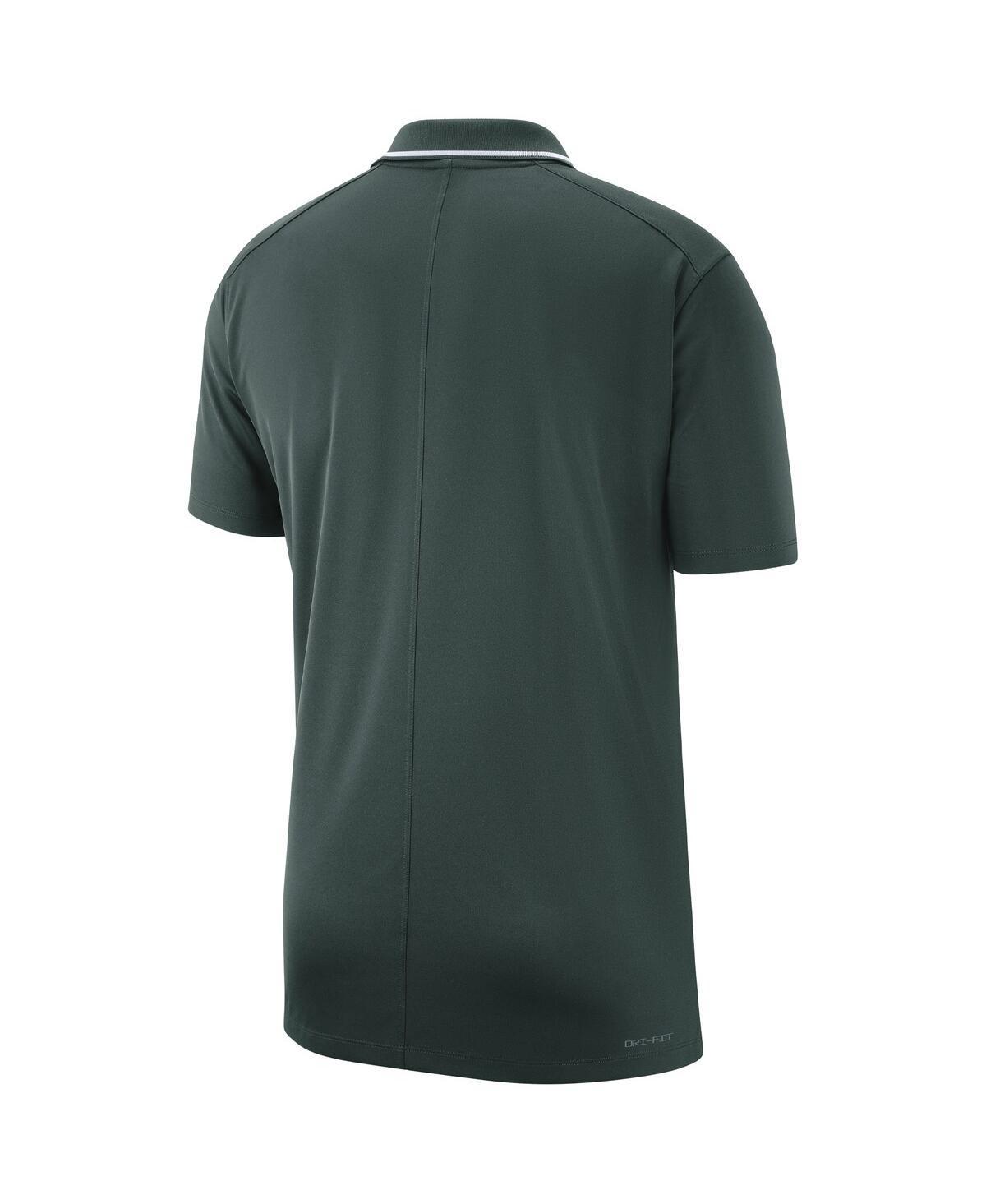 NIKE Green Michigan State Spartans Coaches Performance Polo Product Image