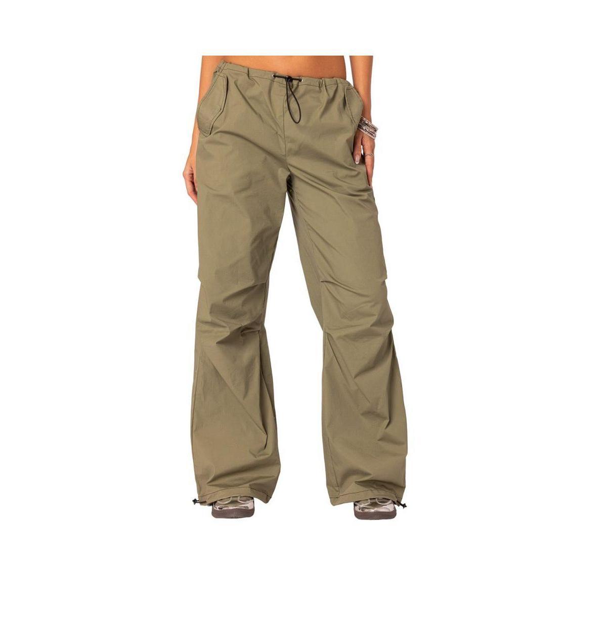 Edikted Womens Fey Cargo Parachute Pants product image