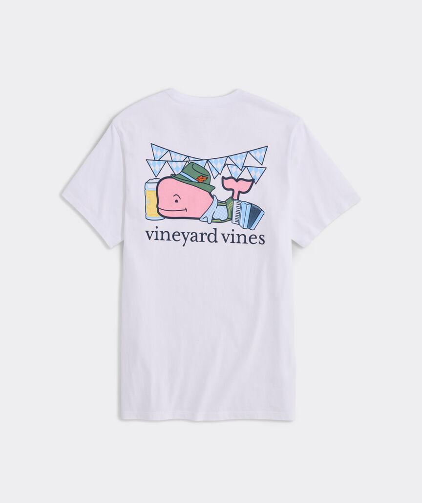 Oktoberfest Whale Short-Sleeve Pocket Tee Product Image