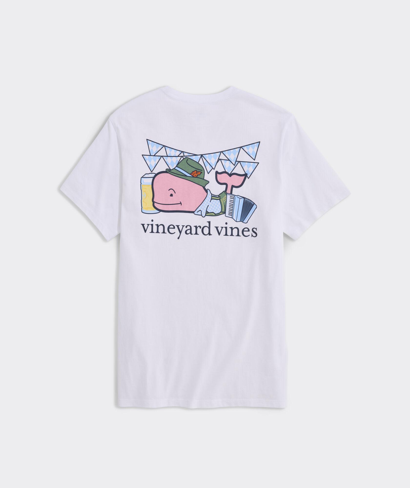 Oktoberfest Whale Short-Sleeve Pocket Tee Product Image