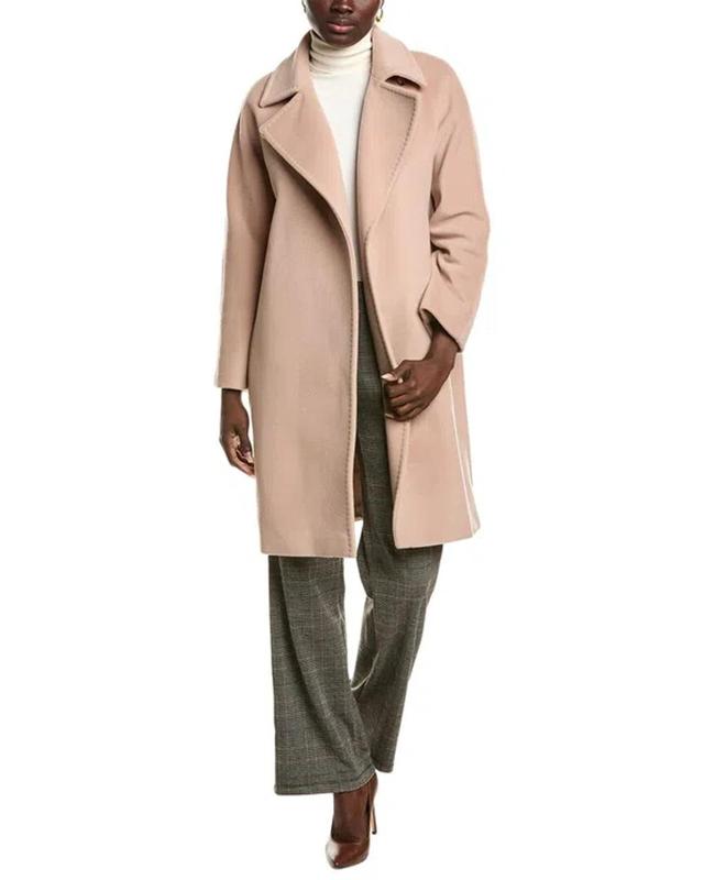 Estella Wool & Cashmere-blend Coat In Beige Product Image