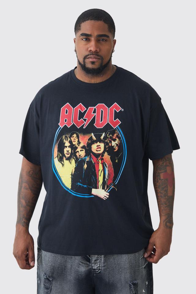 Plus ACDC License Tour Graphic T-shirt | boohooMAN USA Product Image